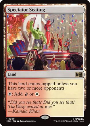 Spectator Seating (268) Surge Foil - Commander: Marvel Super Heroes