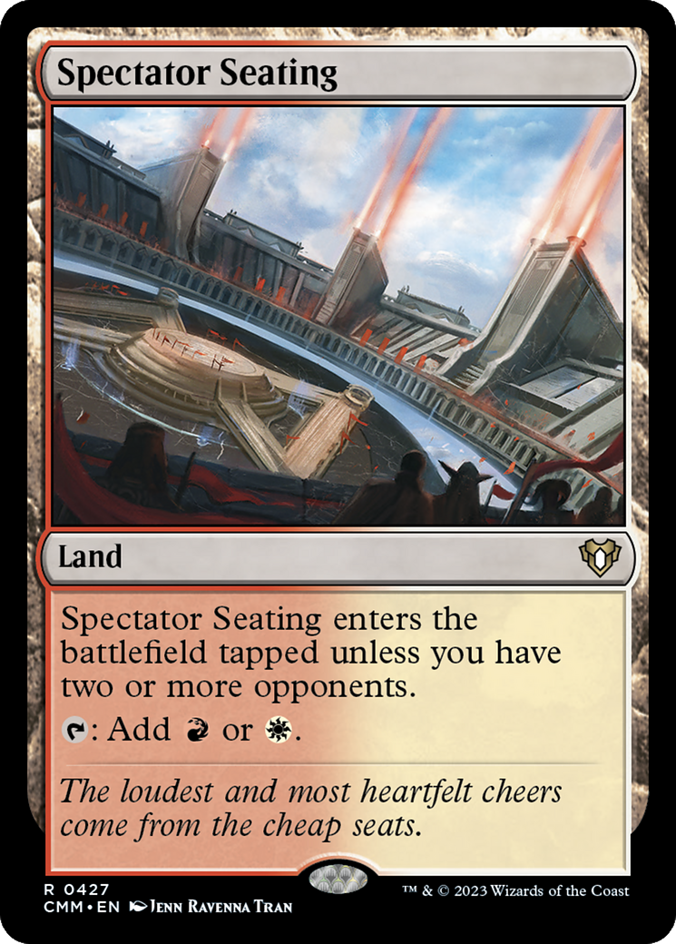 Spectator Seating (427) Foil - Commander Masters
