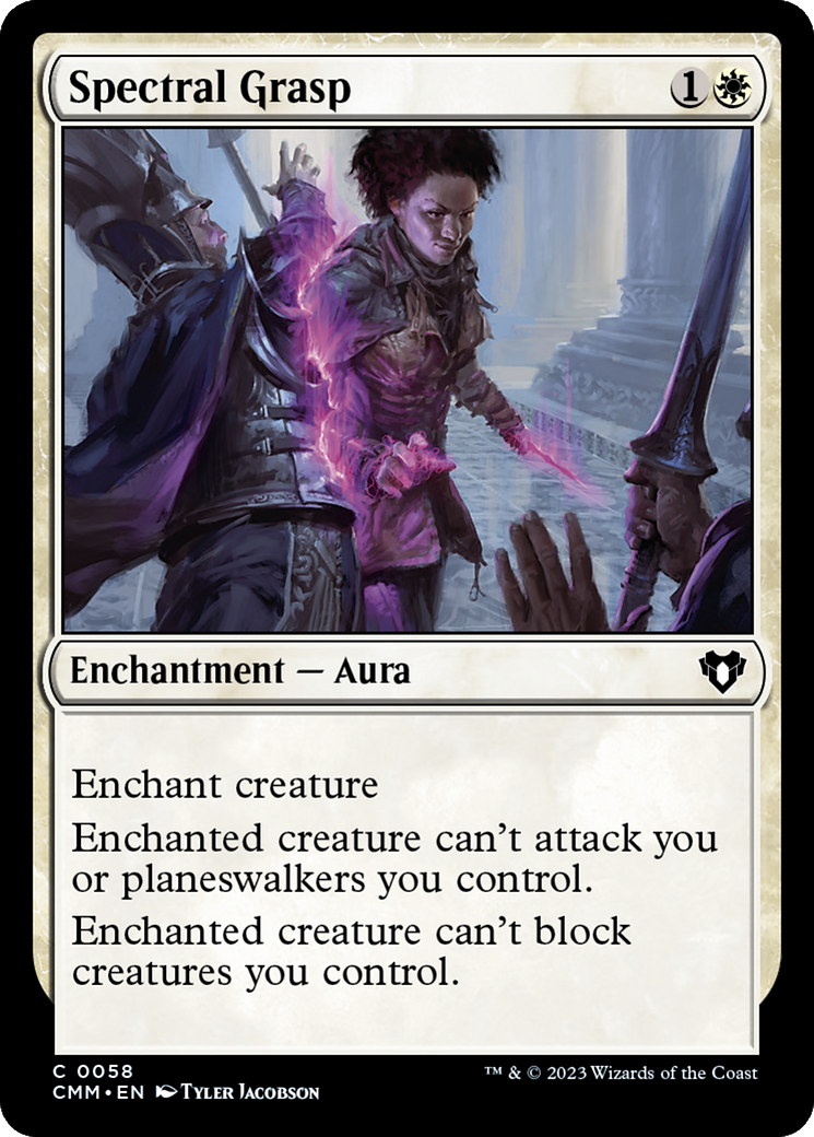 Spectral Grasp (058) Foil - Commander Masters