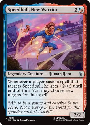 Speedball, New Warrior (227) Foil - Marvel Super Heroes