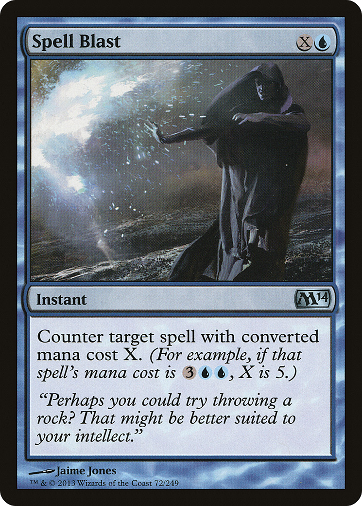 Spell Blast (072) Foil - Magic 2014