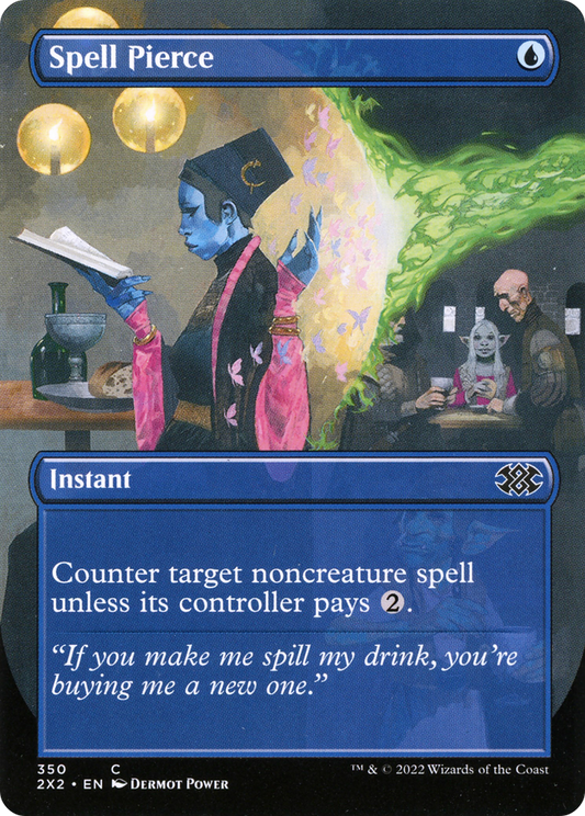 Spell Pierce (Borderless) (350) Foil - Double Masters 2022