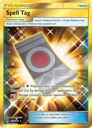 Spell Tag (Gold) (235) Holofoil - Lost Thunder
