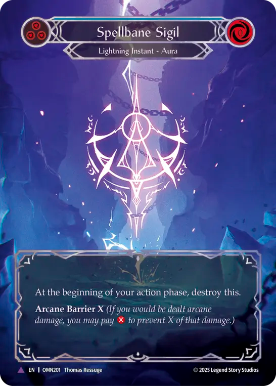 Spellbane Sigil (Marvel) (OMN201) Cold Foil - Omens of the Third Age