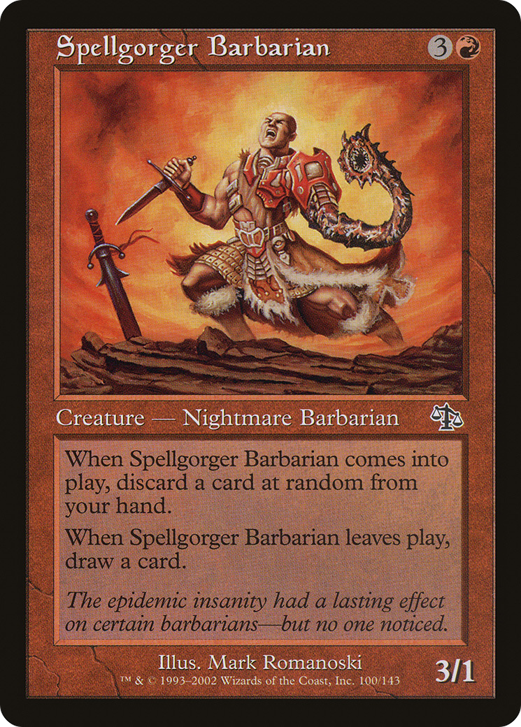Spellgorger Barbarian (100) - Judgment