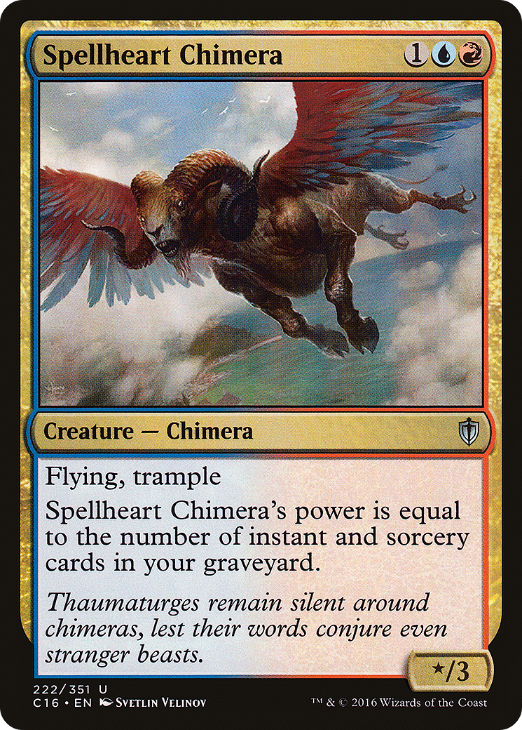 Spellheart Chimera (222) - Commander 2016