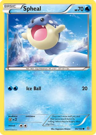 Spheal (46) Reverse Holofoil - Primal Clash