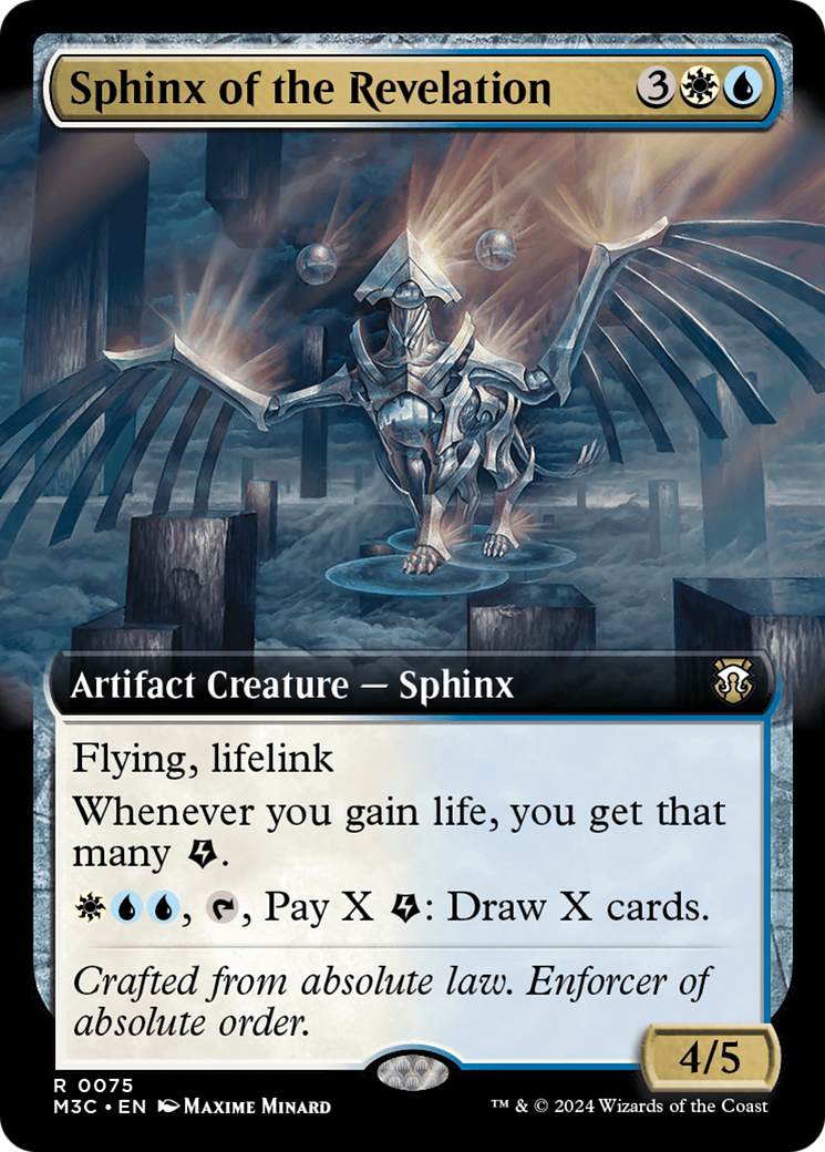 Sphinx of the Revelation (Extended Art) (075) - Commander: Modern Horizons 3