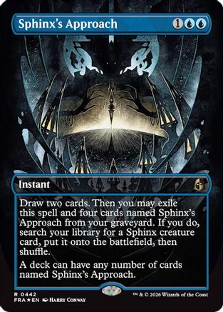 Sphinx's Approach (Borderless) (Secret Lair Bundle) (442) Foil - Reality Fracture