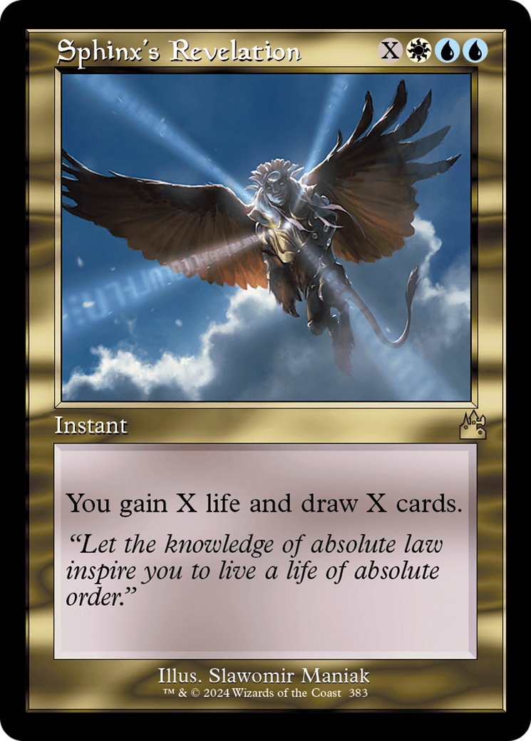 Sphinx's Revelation (Retro) (383) - Ravnica Remastered