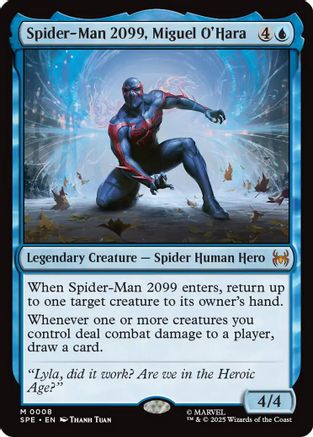 Spider-Man 2099, Miguel O'Hara (008) Foil - Marvel's Spider-Man: Eternal-Legal