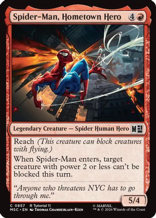 Spider-Man, Hometown Hero (857) - Commander: Marvel Super Heroes