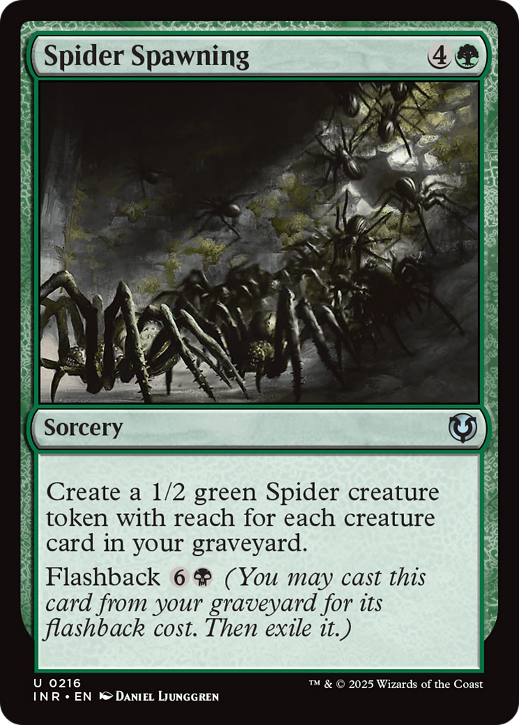 Spider Spawning (216) Foil - Innistrad Remastered