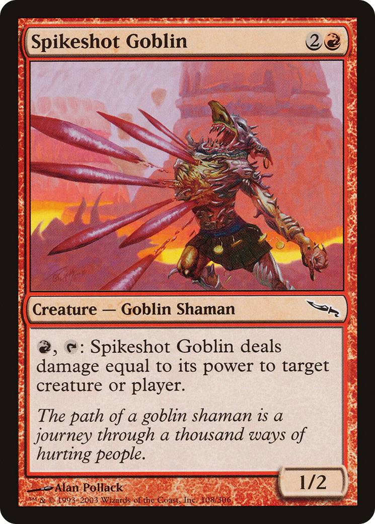 Spikeshot Goblin (108) Foil - Mirrodin