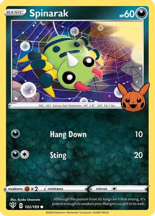 Spinarak (102) - Trick or Trade BOOster Bundle
