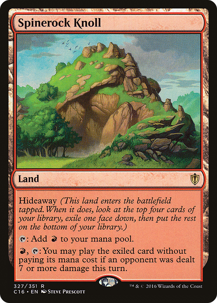 Spinerock Knoll (327) - Commander 2016
