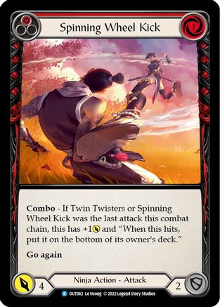 Spinning Wheel Kick (Red) (OUT062) - Outsiders