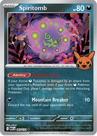 Spiritomb (87) Reverse Holofoil - Trick or Trade