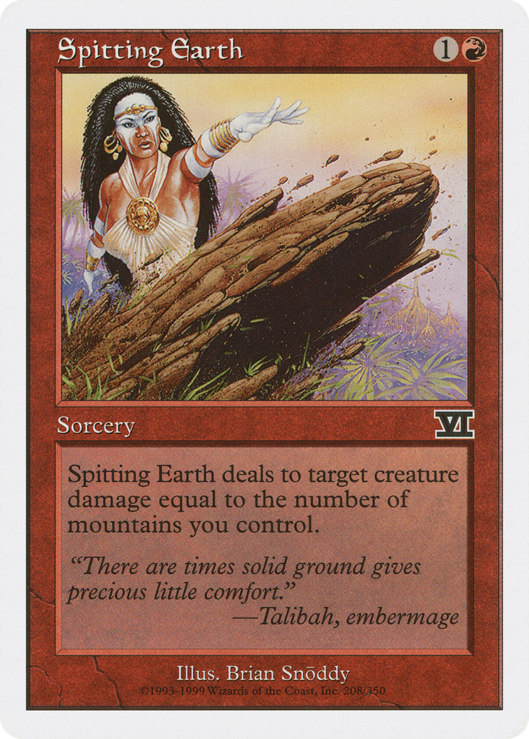 Spitting Earth (207) - Classic Sixth Edition