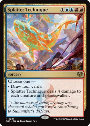 Splatter Technique (Promo Pack) (231) Foil - Secrets of Strixhaven