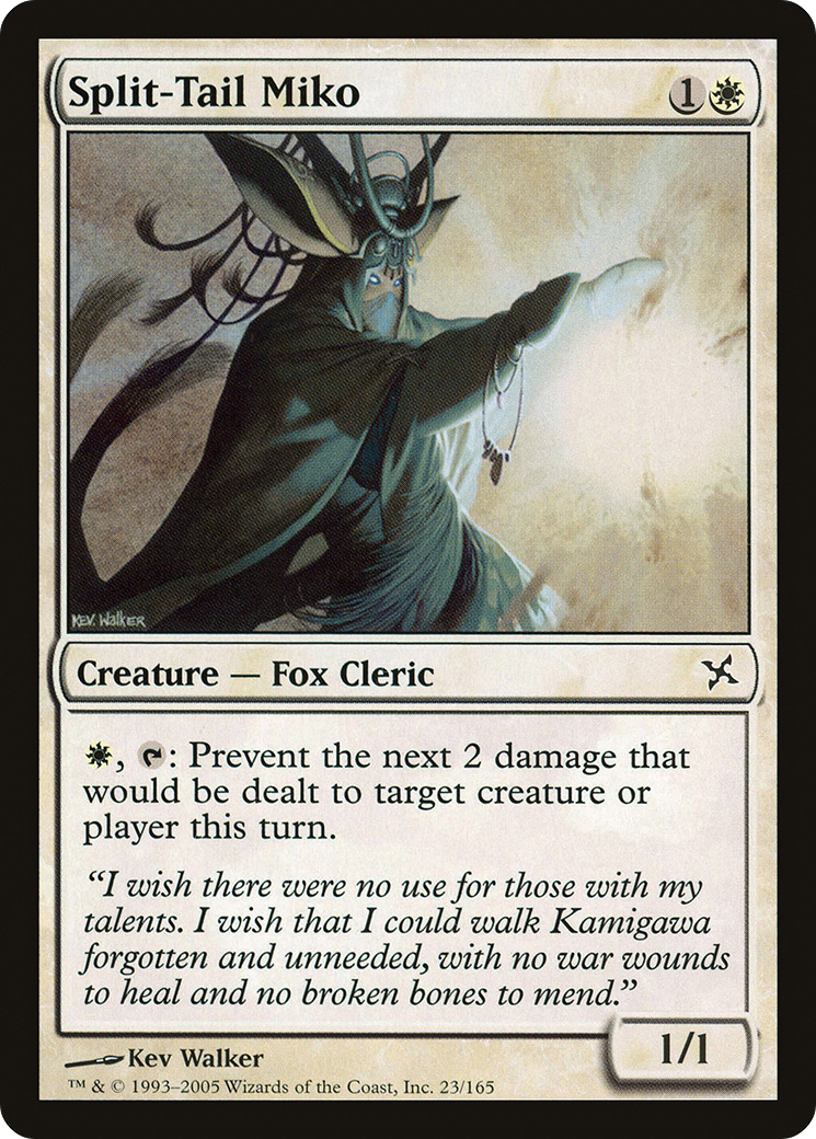Split-Tail Miko (023) Foil - Betrayers of Kamigawa