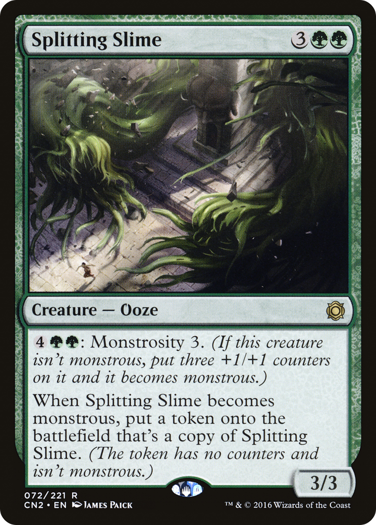 Splitting Slime (072) Foil - Conspiracy: Take the Crown