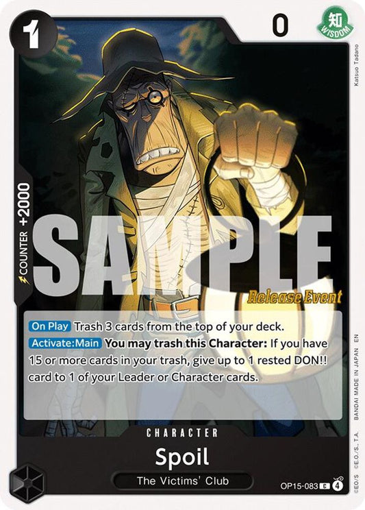 Spoil (OP15-083) Release Event Cards