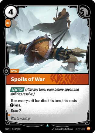Spoils of War (144) - Origins