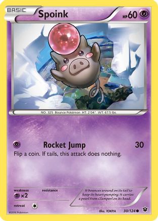 Spoink (30) Reverse Holofoil - Fates Collide
