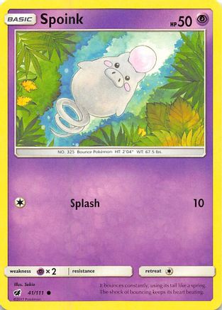 Spoink (41) - Crimson Invasion