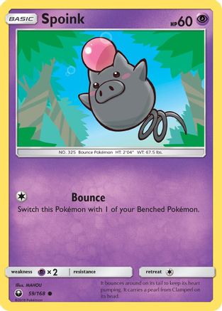 Spoink (59) Reverse Holofoil - Celestial Storm
