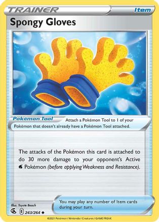 Spongy Gloves (243) Reverse Holofoil - Fusion Strike