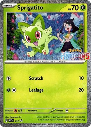Sprigatito (191) Holofoil - Black Star Promos