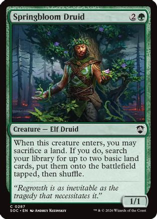 Springbloom Druid (287) - Commander: Secrets of Strixhaven