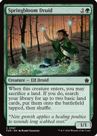 Springbloom Druid (767) - Foundations