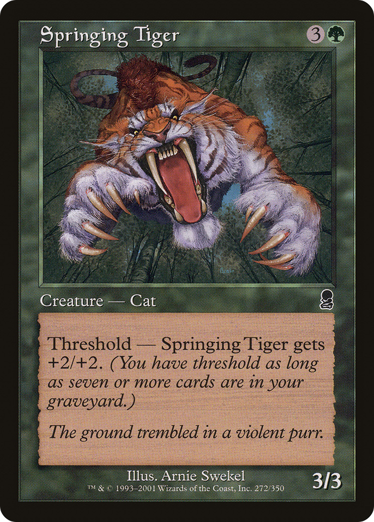 Springing Tiger (272) - Odyssey