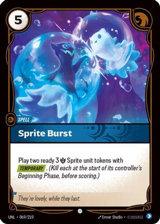 Sprite Burst (069) Foil - Unleashed