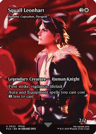 Squall Leonhart - Danitha Capashen, Paragon (Showcase) (022) Foil - FINAL FANTASY: Through the Ages