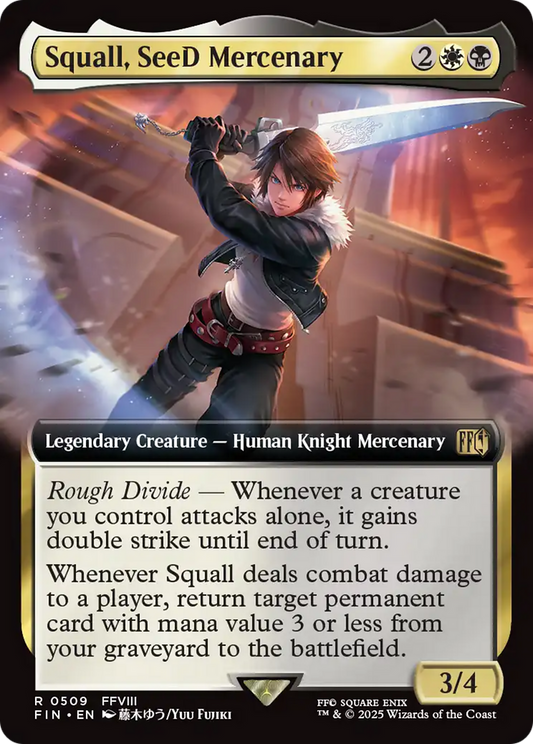 Squall, SeeD Mercenary (Extended Art) (509) Foil - FINAL FANTASY