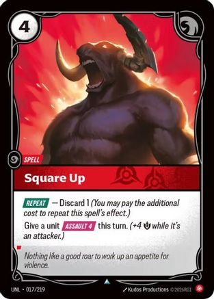 Square Up (017) Foil - Unleashed