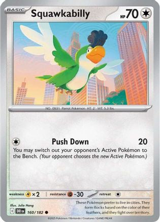 Squawkabilly (160) Reverse Holofoil - Destined Rivals