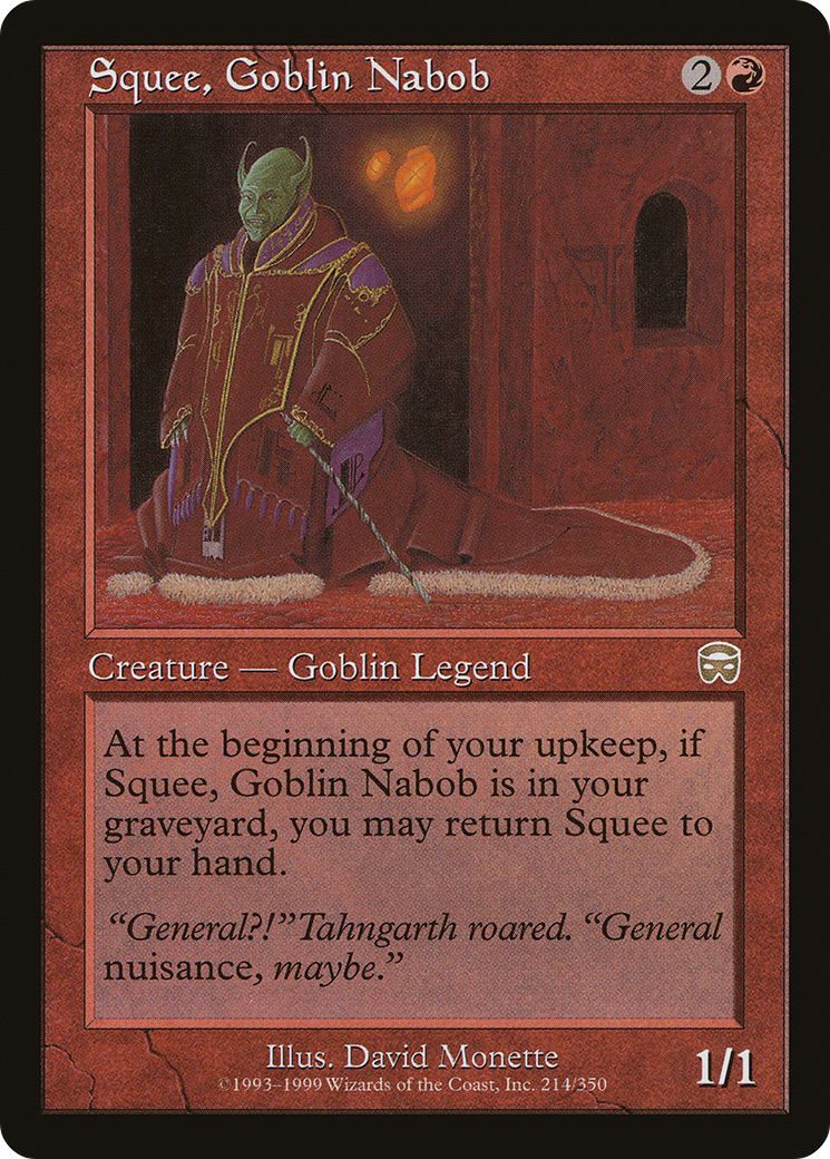 Squee, Goblin Nabob (214) - Mercadian Masques