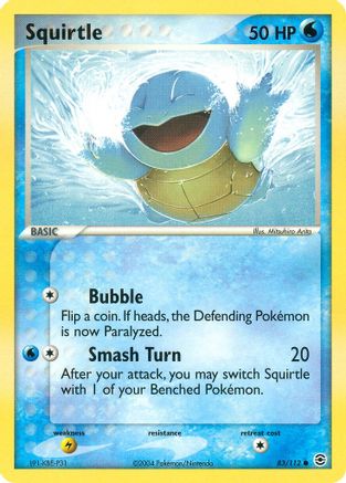 Squirtle (83) Reverse Holofoil - FireRed & LeafGreen