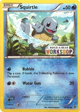 Squirtle (Build-A-Bear Workshop Exclusive) (14) - Miscellaneous Cards & Products