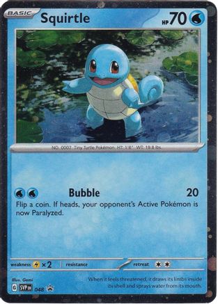 Squirtle (Cosmos Holo) (48) Holofoil - Black Star Promos
