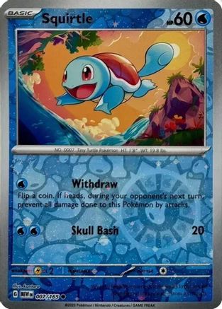 Squirtle (Reverse Cosmos Holo) (Costco Exclusive) (7) Reverse Holofoil - Miscellaneous Cards & Products
