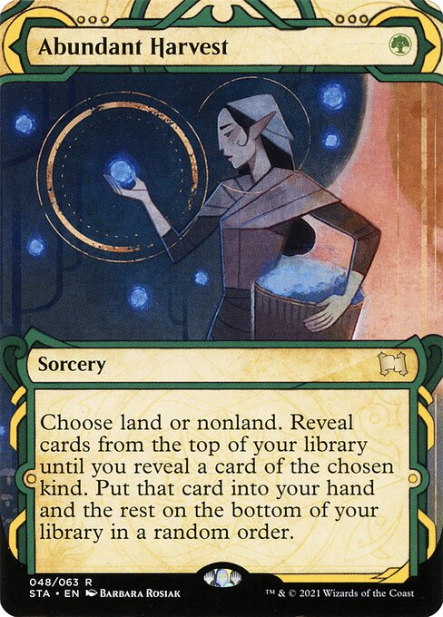 Abundant Harvest (048) Etched Foil - Strixhaven Mystical Archive