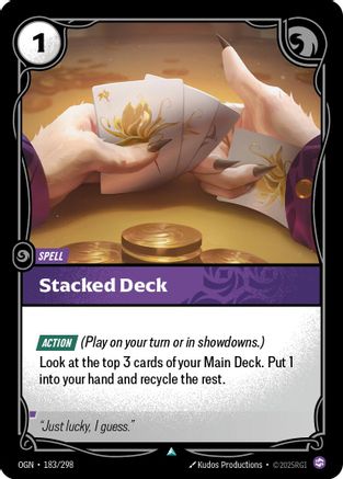 Stacked Deck (183) Foil - Origins