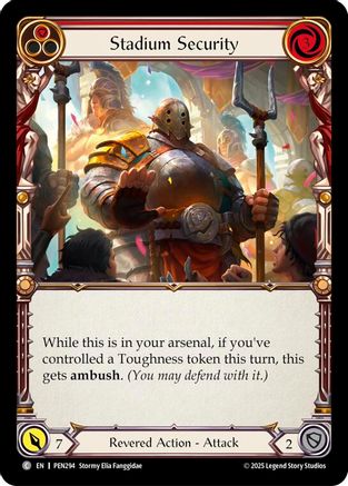 Stadium Security (Red) (PEN294) - Compendium of Rathe