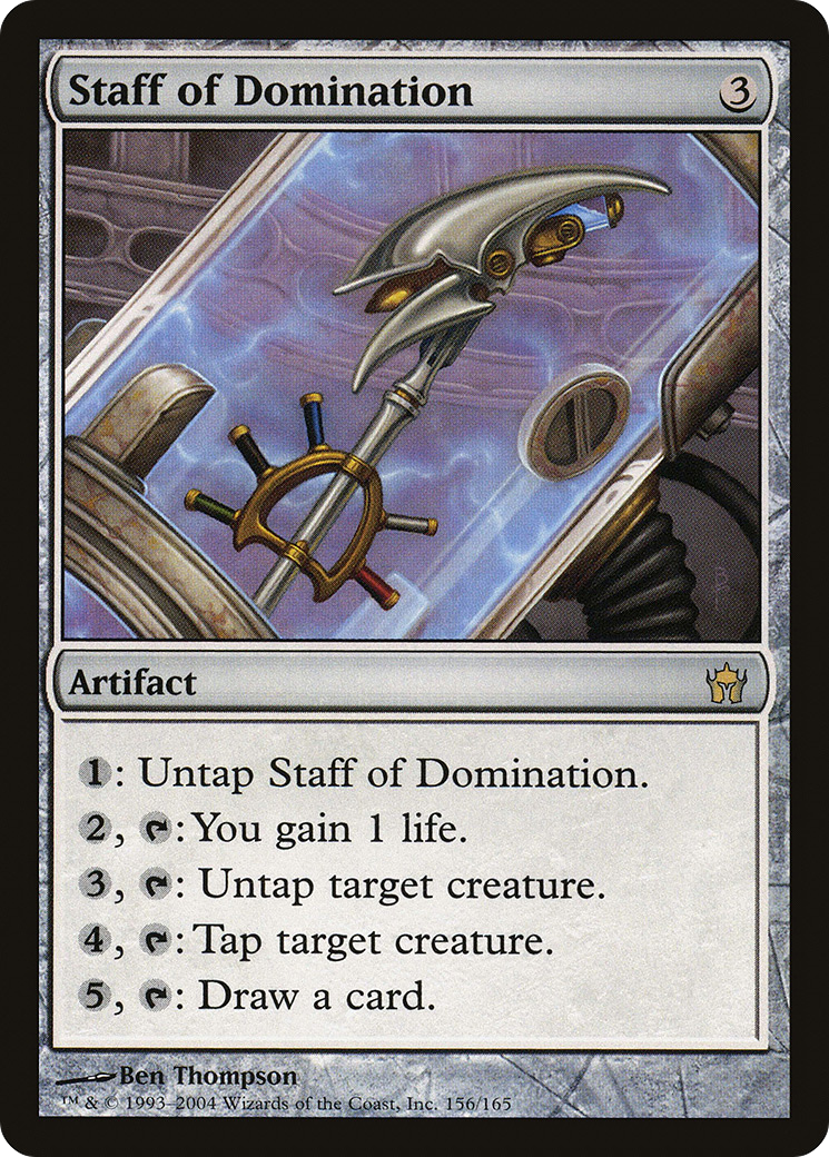 Staff of Domination (156) Foil - Fifth Dawn